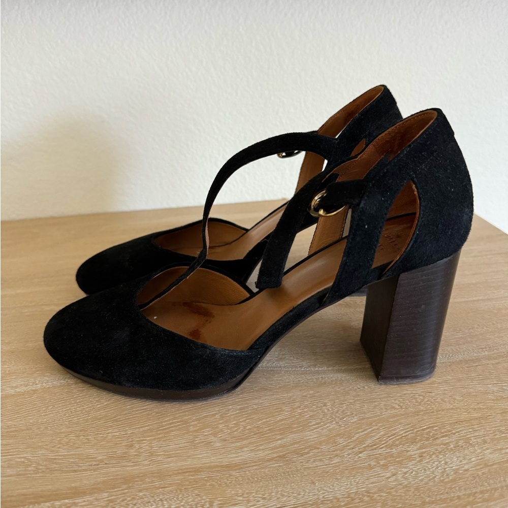 Sezane Katie Babies Black Heels